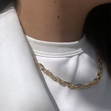 Load image into Gallery viewer, 18k Gold Filled Chunky 6 mm Cable Link Paper Clip Set