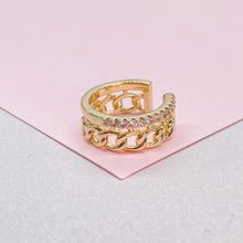 Load image into Gallery viewer, 18k Gold Filled Cuban Link Ear Cuff