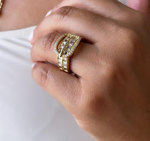 Load image into Gallery viewer, 18k Gold Filled 18k Gold Filled Belt Style Adjustable Ring