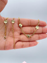 Load image into Gallery viewer, 18k Gold Filled 8mm medallion and cuban link St Benedict Choker