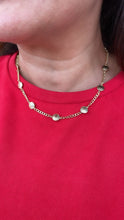 Load image into Gallery viewer, 18k Gold Filled 8mm medallion and cuban link St Benedict Choker