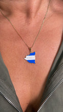 Load image into Gallery viewer, 18k Gold Filled Nicaragua Flag Enamel Pendant