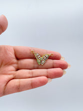 Load image into Gallery viewer, 18k Gold Filled Butterfly Charm with Colorful Micro Pave Zirconia Multicolor Butterfly Pendant