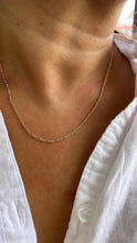 Load image into Gallery viewer, 18k Rose Gold Filled Figaro Chain: Dainty Layering Jewelry