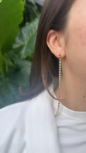 Load image into Gallery viewer, 18k Gold Filled FlatPlain Beaded Dangle Earrings