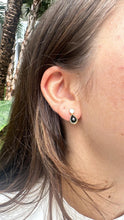 Load image into Gallery viewer, 18k Gold Filled CZ Pear Earrings: Colorful Stone Dangle