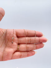 Load image into Gallery viewer, 18k Rose Gold Filled Figaro Chain: Dainty Layering Jewelry