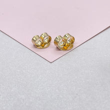 Load image into Gallery viewer, 18k Gold Filled Butterfly Earring Backs: XL Clutch Closure