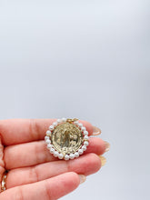Load image into Gallery viewer, 18k San Benito Charm Crowned with Pearl Beads