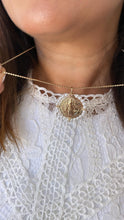 Load image into Gallery viewer, 18k San Benito Charm Crowned with Pearl Beads