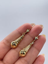 Load image into Gallery viewer, 18k Gold Filled Smooth Cylinder-Cone Shape Drop Dangle Earring