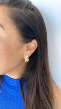 Load image into Gallery viewer, 18k Gold Filled, Melted Chunky Crinkle Hoop Earrings
