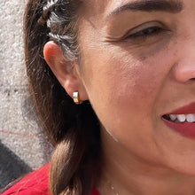 Load image into Gallery viewer, 18k Gold Filled Mini Chunky Huggie Hoop Earrings