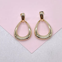 Load image into Gallery viewer, 18k Gold Filled Smooth and Thin Drop Earrings