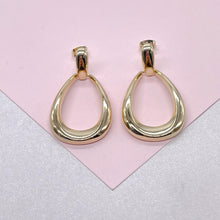 Load image into Gallery viewer, 18k Gold Filled Smooth and Thin Drop Earrings