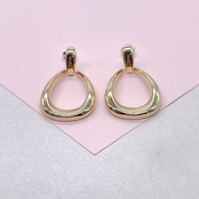 Load image into Gallery viewer, 18k Gold Filled Smooth and Thin Drop Earrings