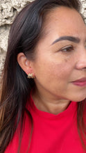 Load image into Gallery viewer, 18k Gold Filled Open Ended Twisted Creole Hoop Earrings