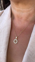 Load image into Gallery viewer, 18k Gold Filled Star of David Pendant Crowned with CZ Stones