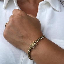 Load image into Gallery viewer, 14k Gold Filled Cuban Curb Link Chain Necklace - 6mm Thick