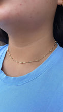 Load image into Gallery viewer, 18k Gold Filled Dainty Satellite Dash-n-Dot Chain
