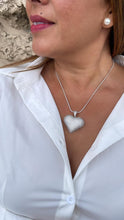 Load image into Gallery viewer, 18k Gold Filled CZ Pave Large Puffy Heart Charm Pendant