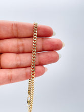 Load image into Gallery viewer, 4mm 18k Gold Filled Plain Miami Cuban Link Anklet, Curb Link, Wholesale