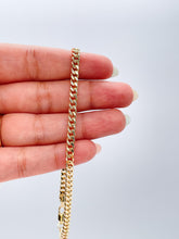 Load image into Gallery viewer, 4mm 18k Gold Filled Plain Miami Cuban Link Anklet, Curb Link, Supplies