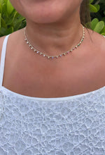 Load image into Gallery viewer, 18k Gold Filled thin bead and colorful gem choker