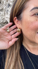 Load image into Gallery viewer, 18k Gold Filled XL Multi-Rowed Knot Stud Earring, Maxi- Jewlery