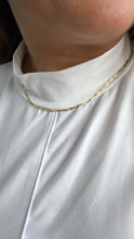 Load image into Gallery viewer, 18k Gold Filled 1.5mm 18 Inch Thin Dainty Long Bar Spear Shaped Link Chain