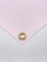 Load image into Gallery viewer, 18k Gold Filled Small Smooth Round Carabiner Clasp, Made for Jewelry Making, Jewelry Supplies