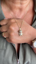 Load image into Gallery viewer, 18k Gold Filled CZ Puffy Baby Bear Charm, For Chains and Jewellery Making