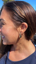 Load image into Gallery viewer, 18k Gold Filled Open Tear Drop Hoop Earring