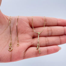 Load image into Gallery viewer, 18k Gold Filled Cobra Link Choker with Engraved Tiny Heart and Beads Detail