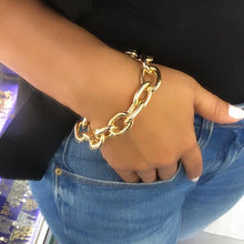 Load image into Gallery viewer, 18k Gold Filled Chunky Link Bracelet - 7 Inch