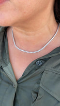 Load image into Gallery viewer, 18k Gold Filled Square Cut Tennis Chain Choker