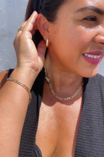 Load image into Gallery viewer, 18k Gold Filled 6mm Figaro Link Set