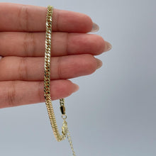 Load image into Gallery viewer, 18k Gold Filled 4mm Double Cuban Link Anklet, Summer Time Anklet
