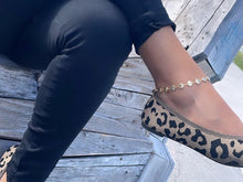 Load image into Gallery viewer, 18k Gold Filled San Benito double sided medal anklet