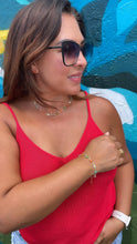 Load image into Gallery viewer, 18k Gold Filled Enamel Flower Necklace: Colorful Summer Jewelry
