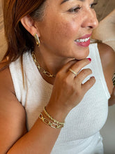 Load image into Gallery viewer, 18k Gold Filled 5mm Rope Bracelet In 7 Inch Length