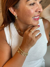 Load image into Gallery viewer, 18k Gold Filled 5mm Rope Bracelet In 7 Inch Length