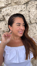 Load image into Gallery viewer, 18k Gold Filled Huggie Hoop Earring with Beach Themed Charms