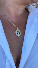 Load image into Gallery viewer, 18k Colorful St Jude Medallion Pendant with Micro CZ Stones