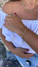 Load image into Gallery viewer, 18k Gold Filled Colorful Enamel and Link set, sold seperately
