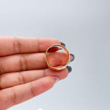 Load image into Gallery viewer, 18K Gold Filled Plain Engagement Band Ring,10mm thick