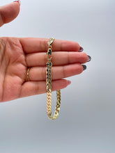 Load image into Gallery viewer, 18k Gold Filled 6mm Flat Snake Like Anklet Dainty Jewelry and Jewelry Making Supplies