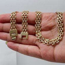 Load image into Gallery viewer, 18k Gold Filled 9.5mm Bismark Style Set
