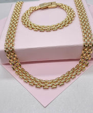 Load image into Gallery viewer, 18k Gold Filled 9.5mm Bismark Style Set