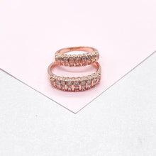 Load image into Gallery viewer, 18k Stackable Signet Rose Gold Ring